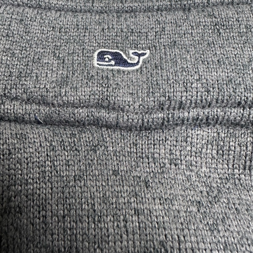 Vineyard Vines Men’s Vest Gray w/ Navy Trim Size XS - Picture 5 of 6